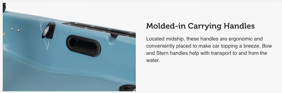 Molded-in Carrying Handles