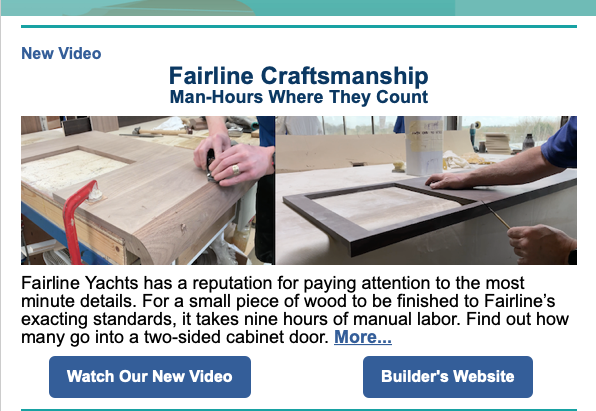 Fairline Craftsmanship